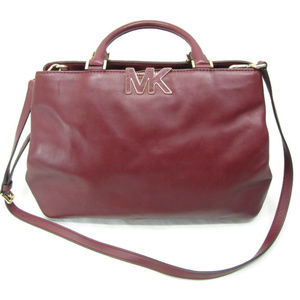 Michael Kors Burgundy Shoulder Bag Purse MK